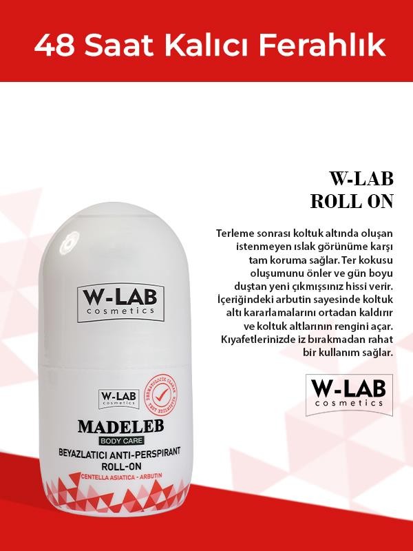 W-Lab Kozmetik Madeleb Roll On 50 ml