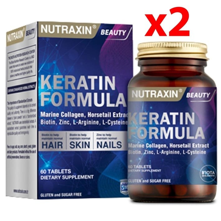 Nutraxin Keratin Formula 60 Tablet 2 Adet