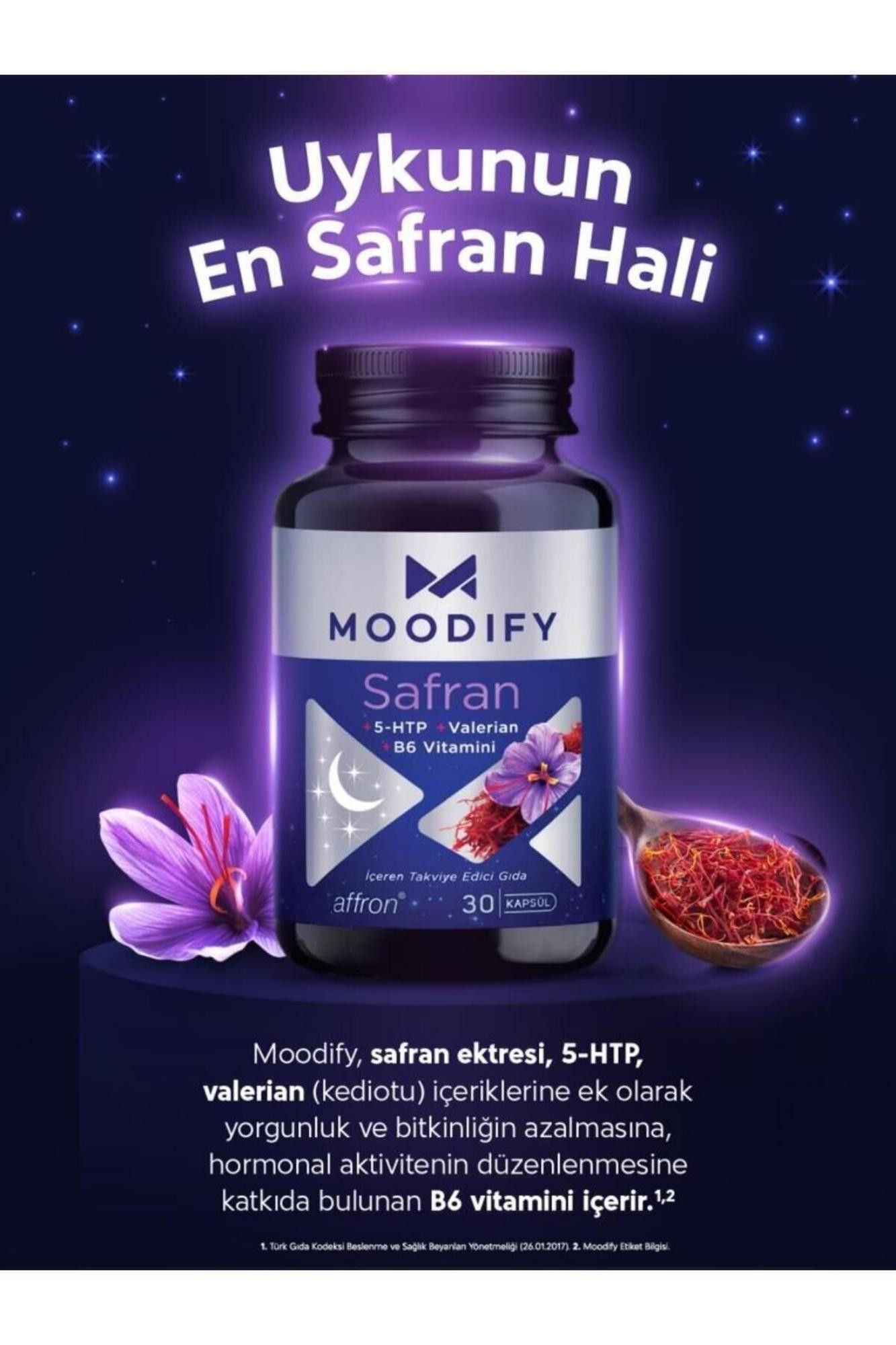 Moodify Safran 30 Kapsül