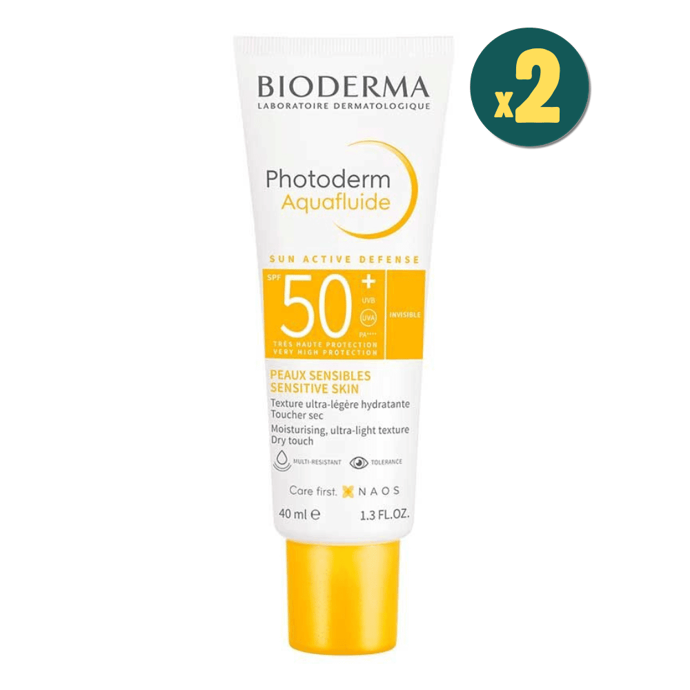 Bioderma Photoderm Aquafluide SPF50+ 40 ML- Sensibio H20 100 ML  2 Adet