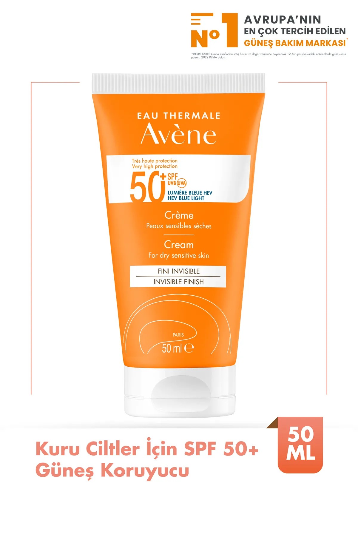 Avene Crème Spf50+ 50 Ml Yeni Ürün