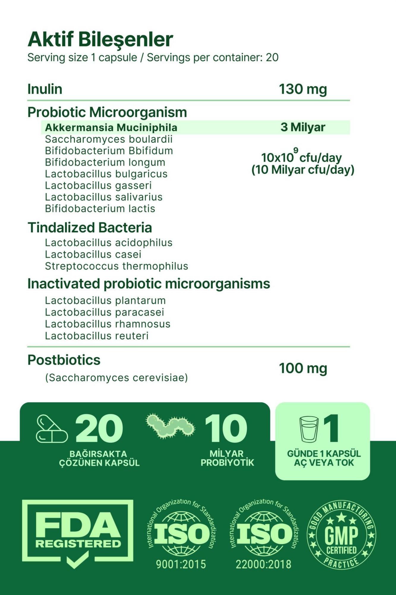 Anocin Akkermansia Muciniphila Probiyotik