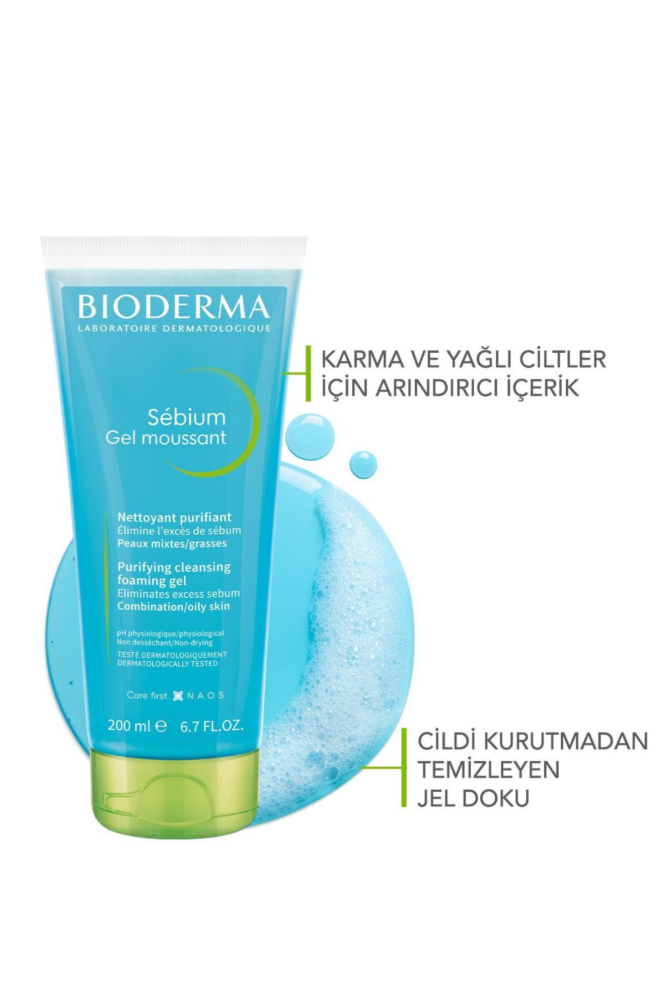 Bioderma Karma ve Yağlı Ciltler için Akne Karşıtı Bakım Kiti