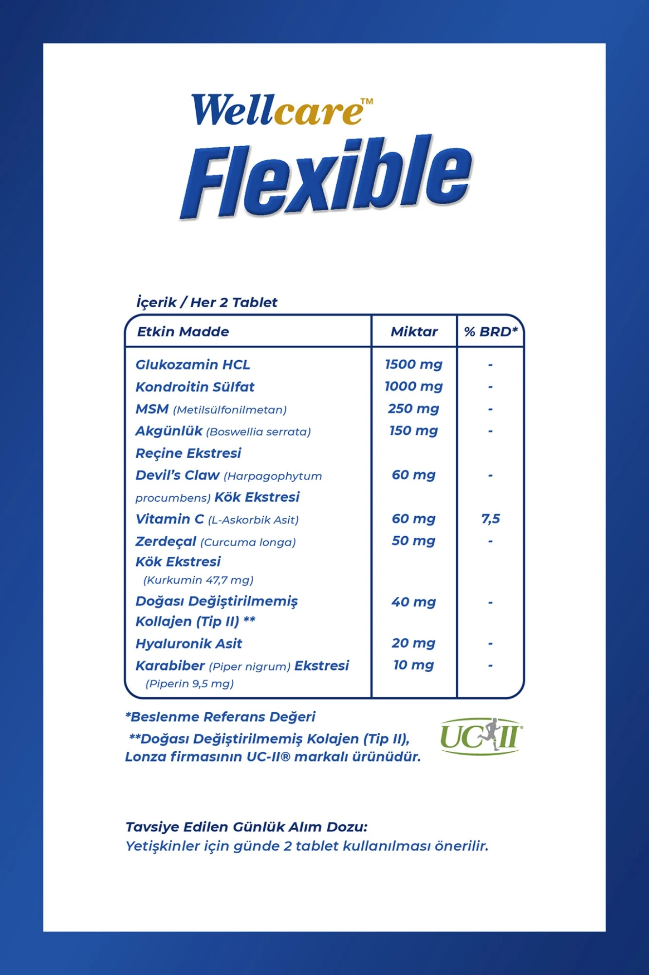 Wellcare Flexible 60 Tablet