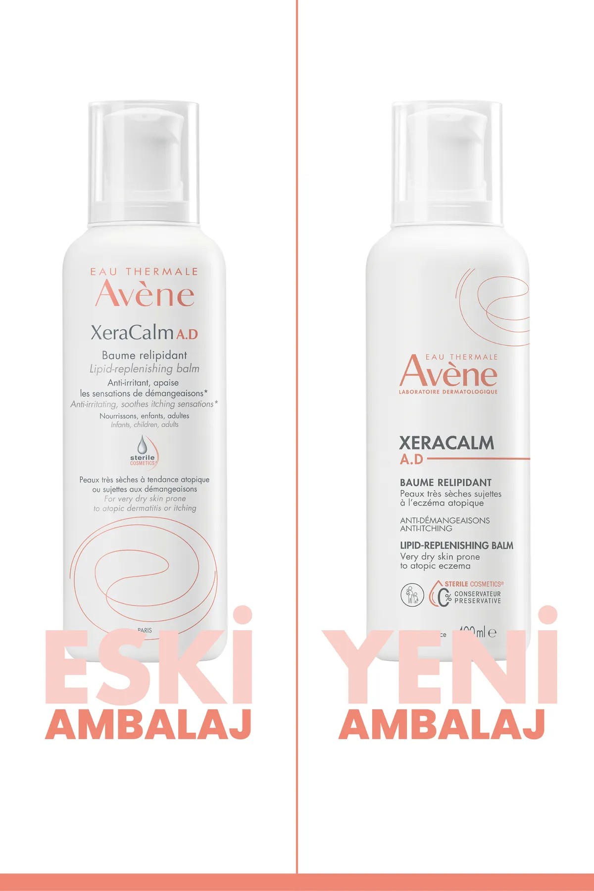 Avene XeraCalm A.D Lipid Replenishing Balm 400ml