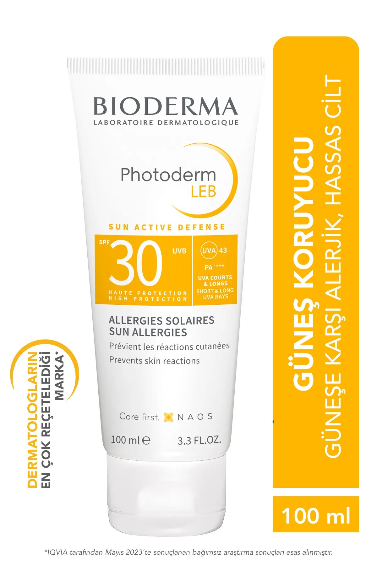 Bioderma Photoderm LEB Hassas Ciltler Güneş Alerjisi Karşıtı Jel Formda Güneş Kremi 100 ml