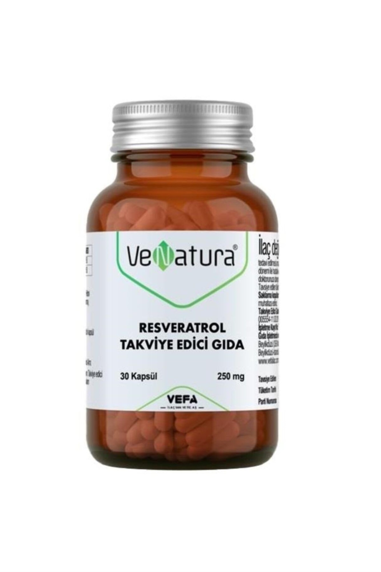 Venatura Resveratrol 30 Kapsül