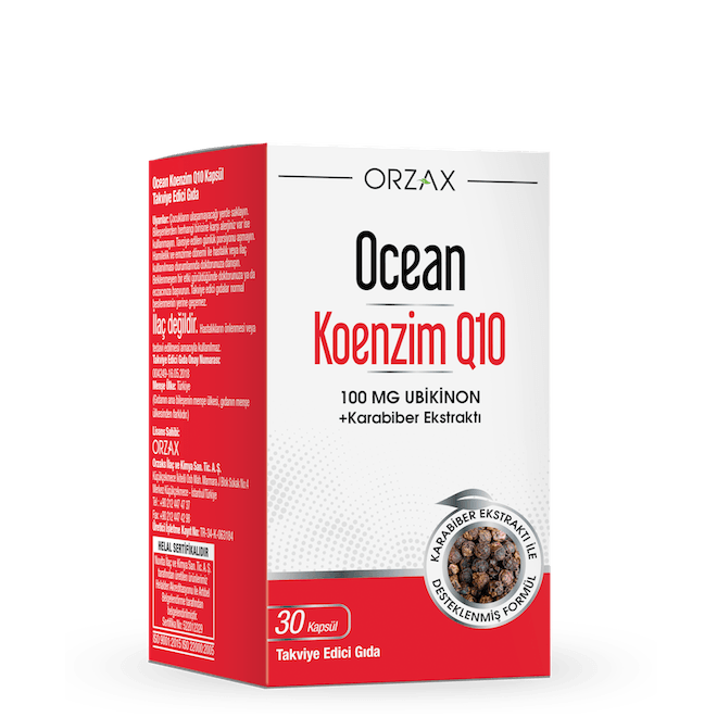 Ocean Koenzim Q10 100 mg 30 Kapsül