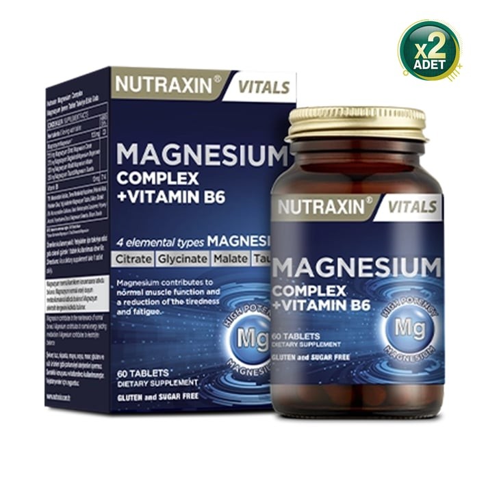 Nutraxin Magnesium Complex 60 Tablet 2 Adet