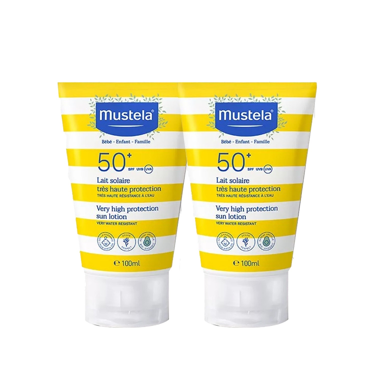 Mustela Güneş Losyonu SPF+50 100 ml 2 Adet