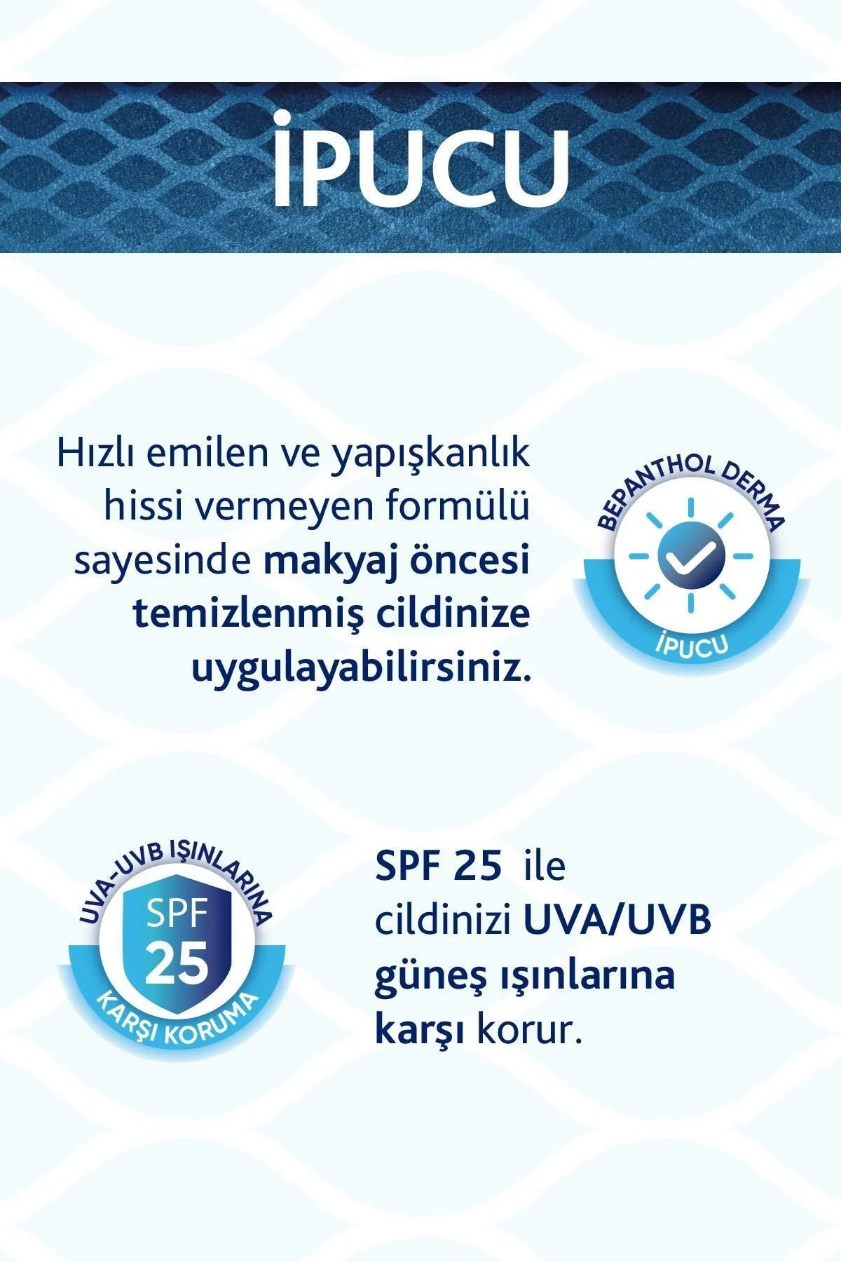 Bepanthol Derma Nemlendirici Ve Besleyici Spf 25 Yüz Bakım Kremi 50 Ml