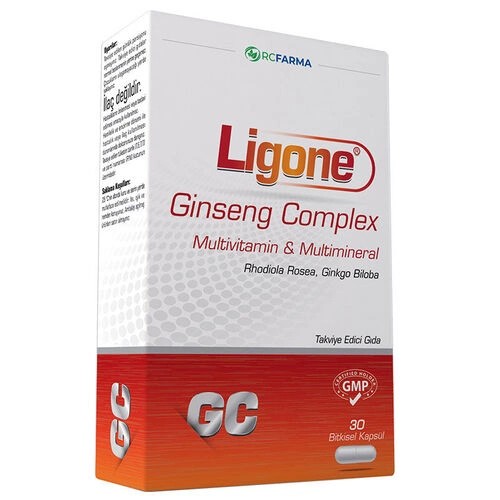 Ligone Ginseng Q-10 Zerdeçal Multimineral 30 Kapsül