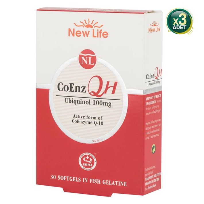 New Life CoenzQH 30 Softjel 3 Adet