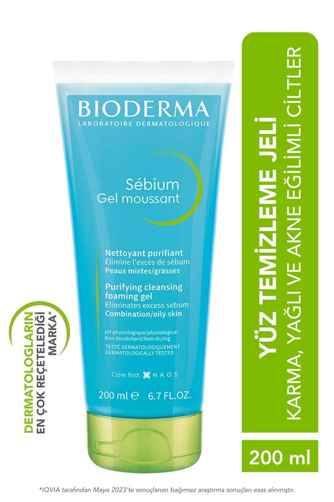 Bioderma Sebium Foaming Gel 200 ml