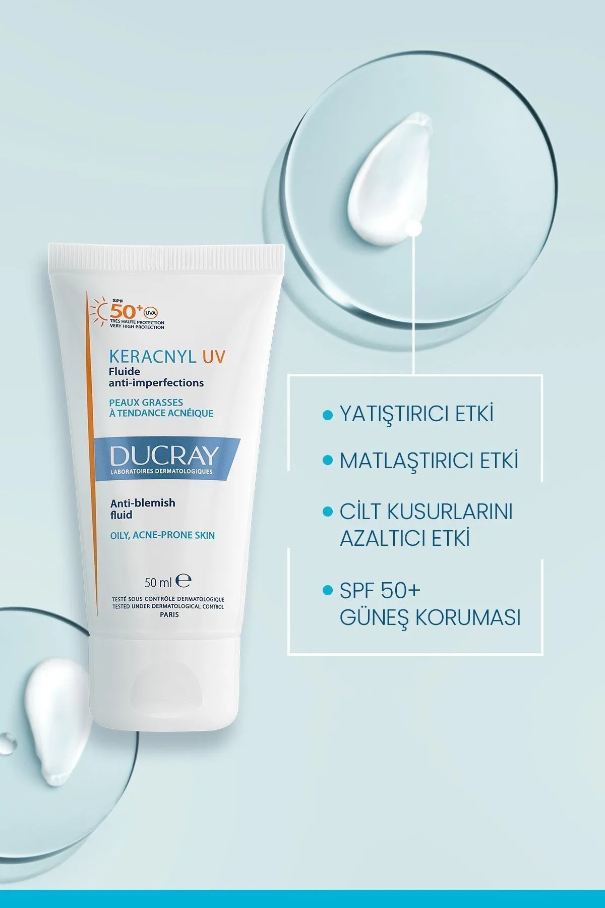 Ducray Keracnyl UV Spf 50+