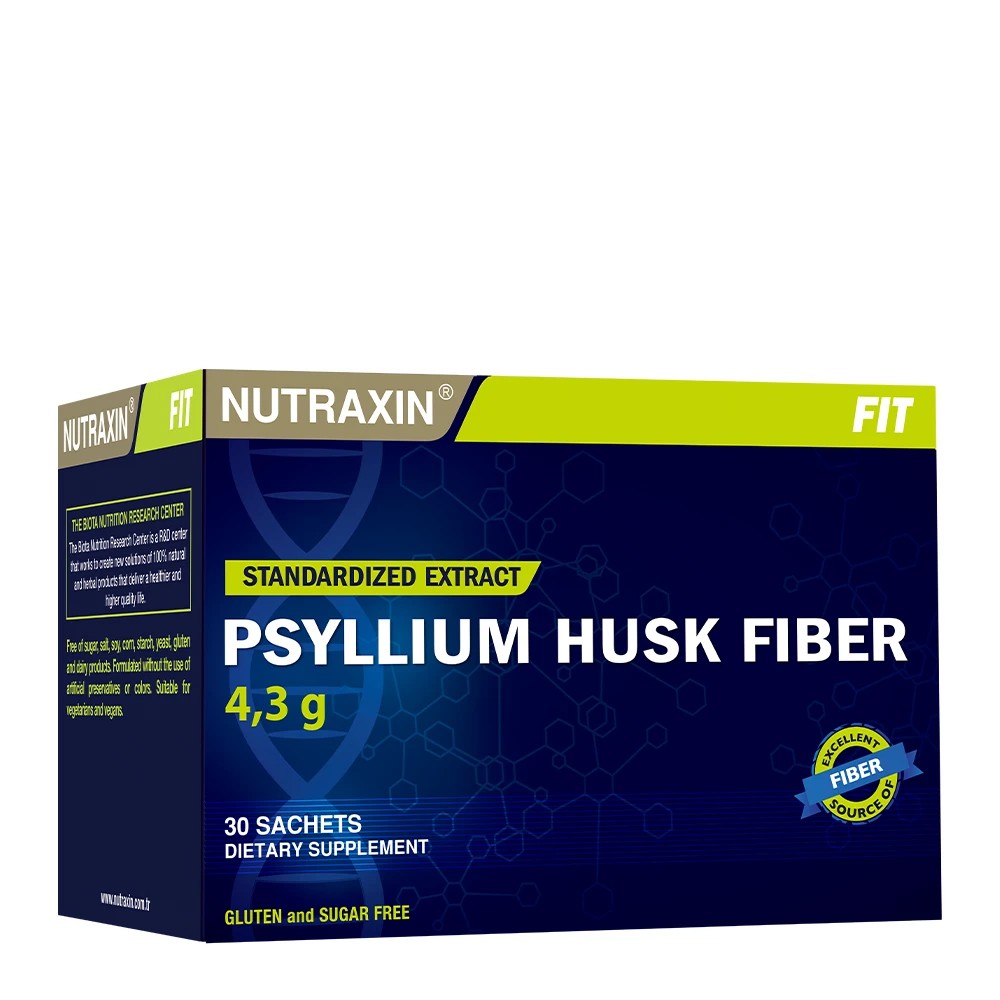 Nutraxin Psyllium Husk Fiber 4 g x 30 Saşe Karnıyarık Otu Lifi