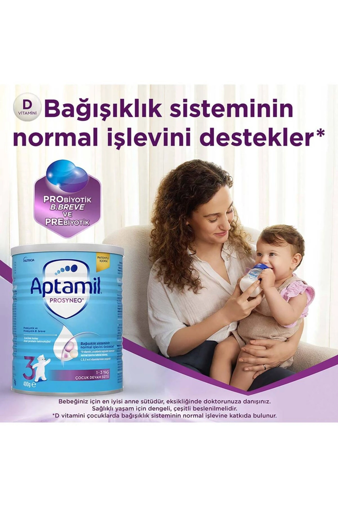Aptamil Prosyneo 3 Bebek Sütü 400 gr
