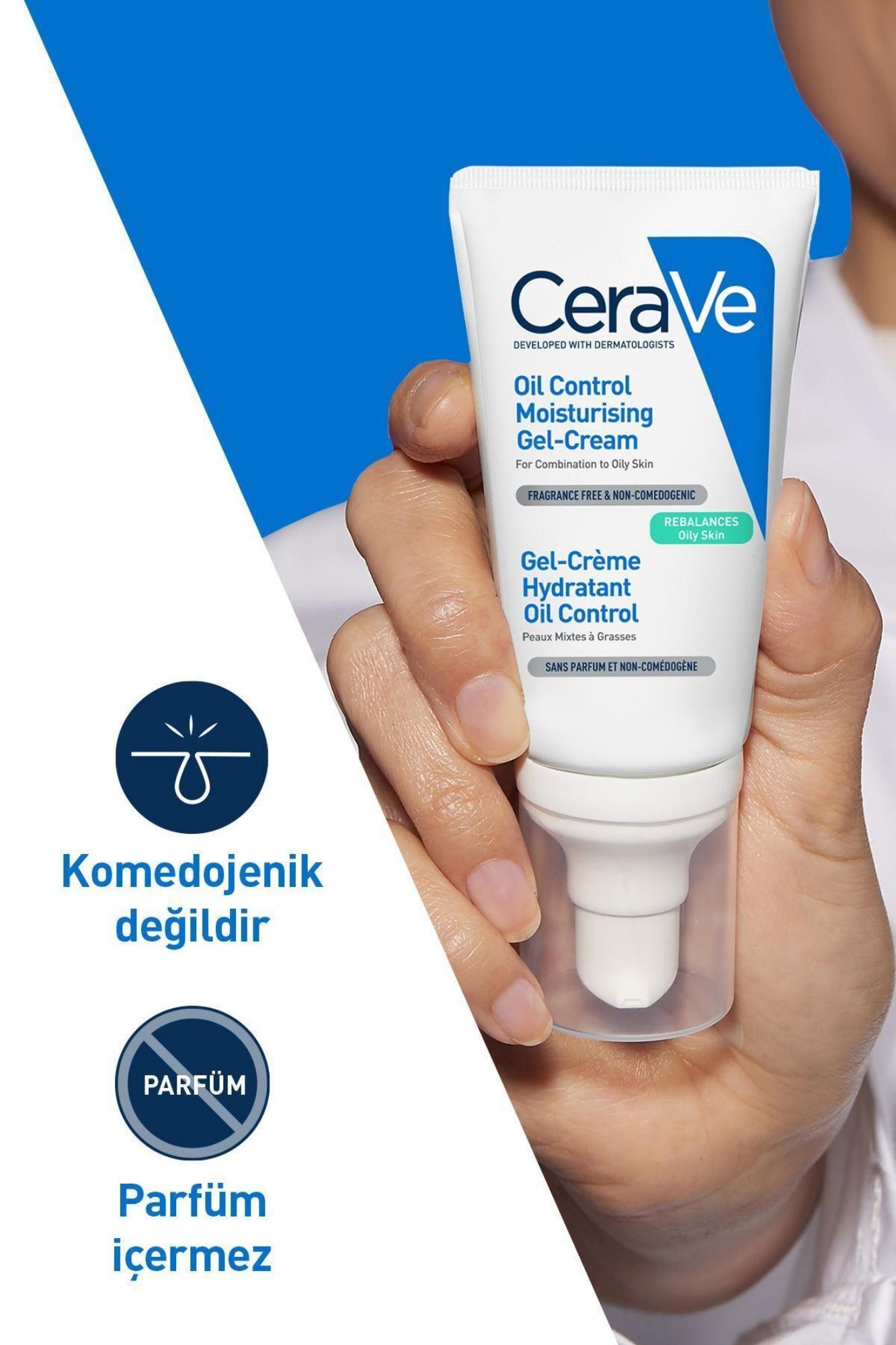 Cerave Yağlanma Karşıtı Nemlendirici Yüz Kremi 52 ml