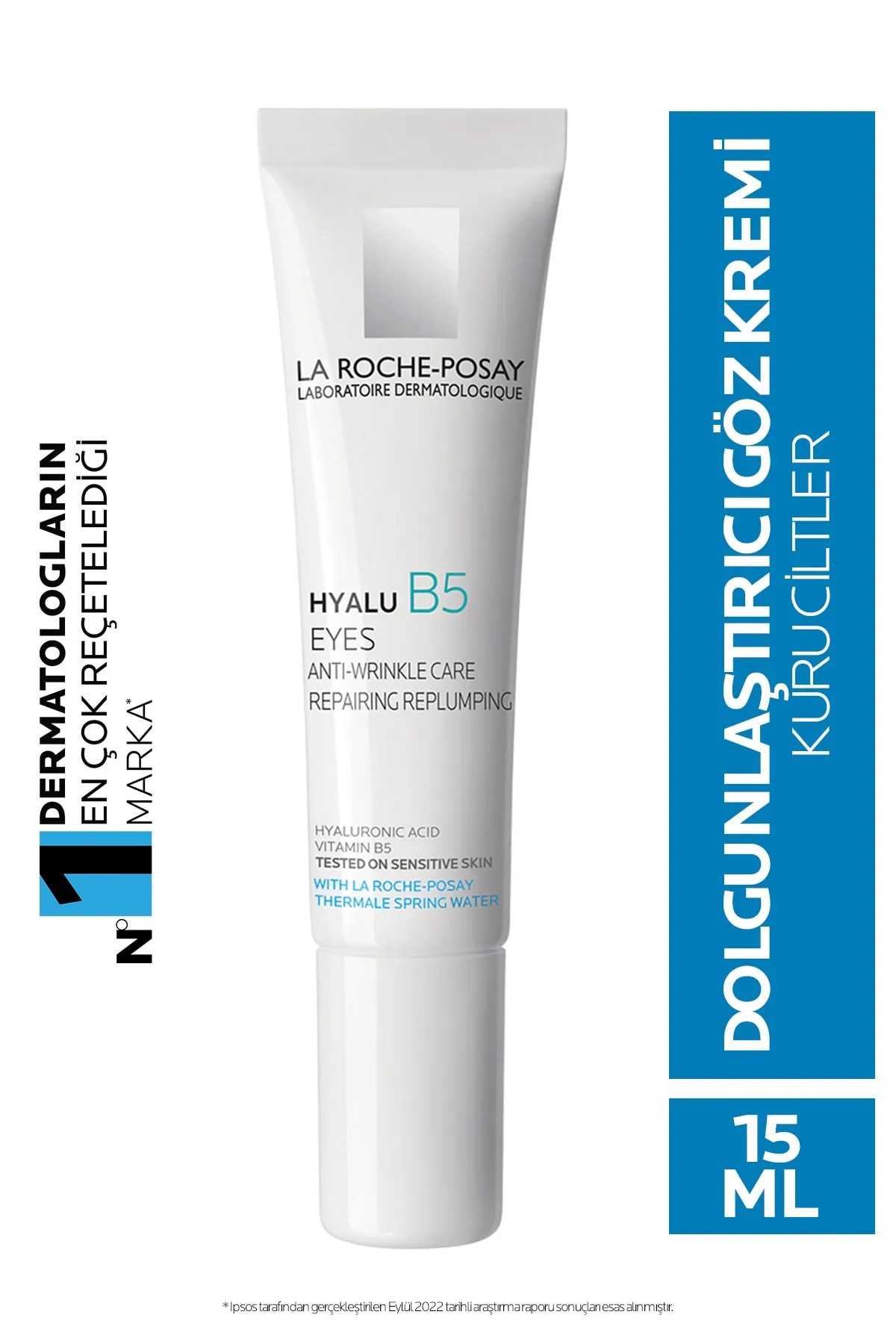 La Roche Posay Hyalu B5 Yeux 15ml - İnce ve Yorgun Göz Çevresi için Dolgunlaştırıcı Göz Kremi