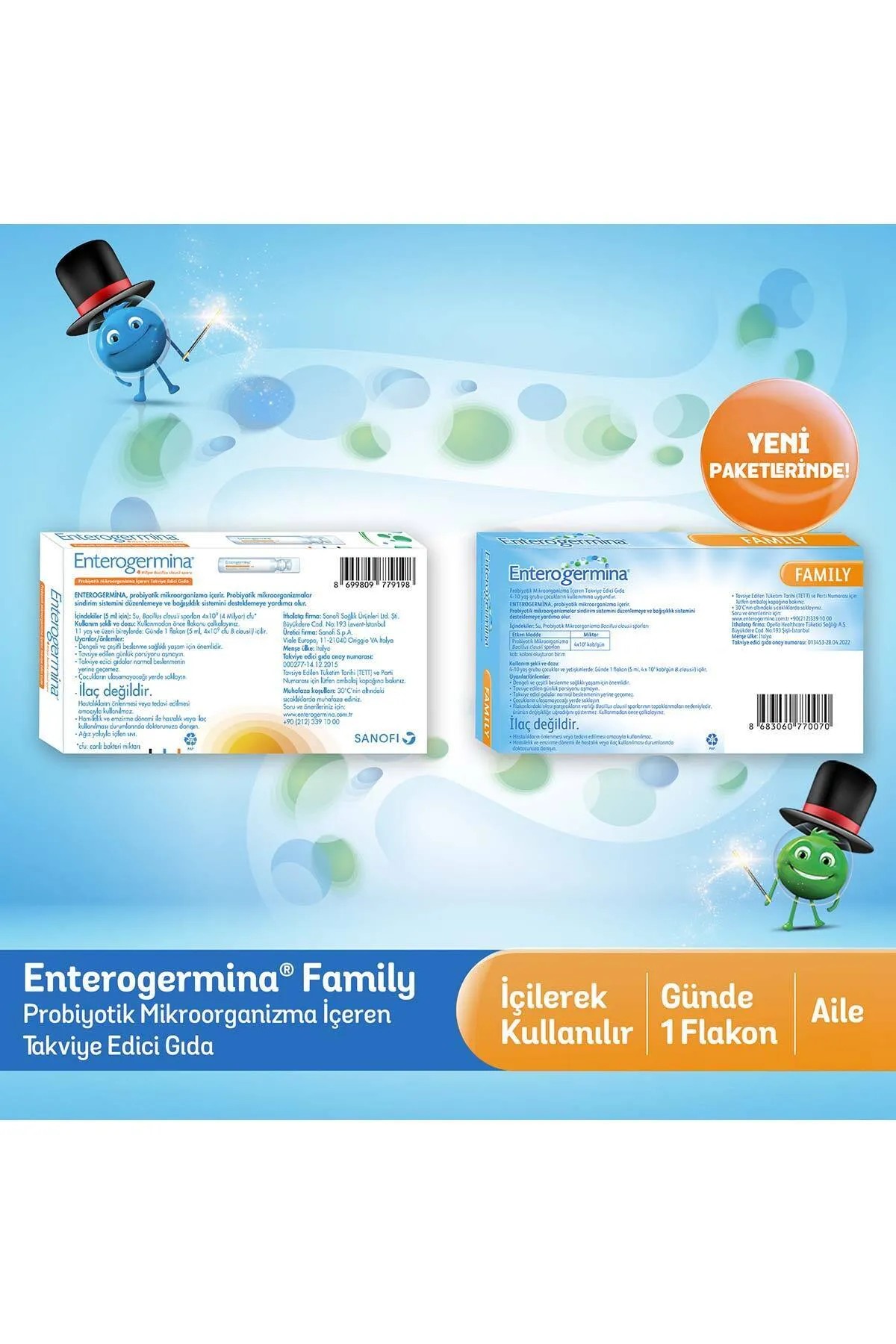 Enterogermina Family Probiyotik 20 Flakon