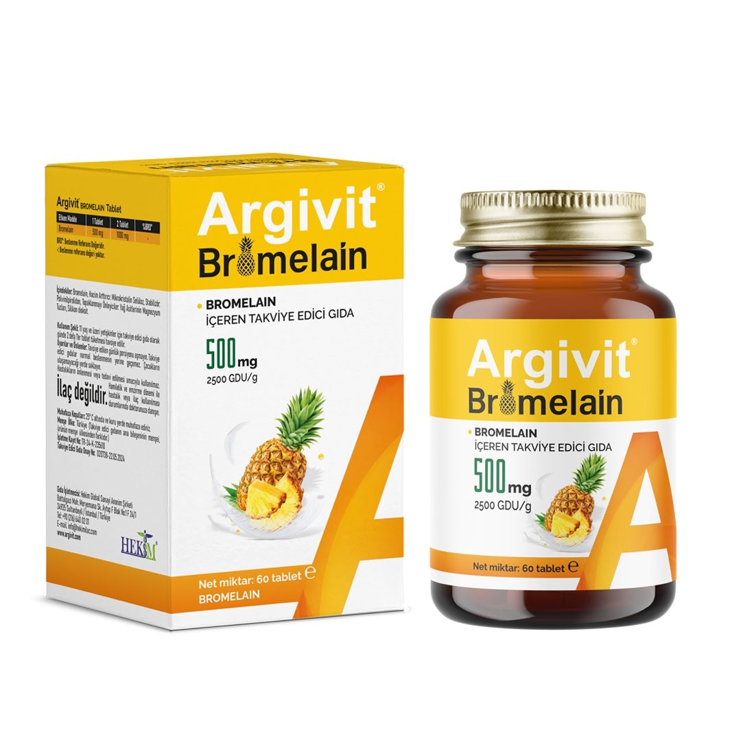 Argivit Bromelain 500 mg 60 Tablet