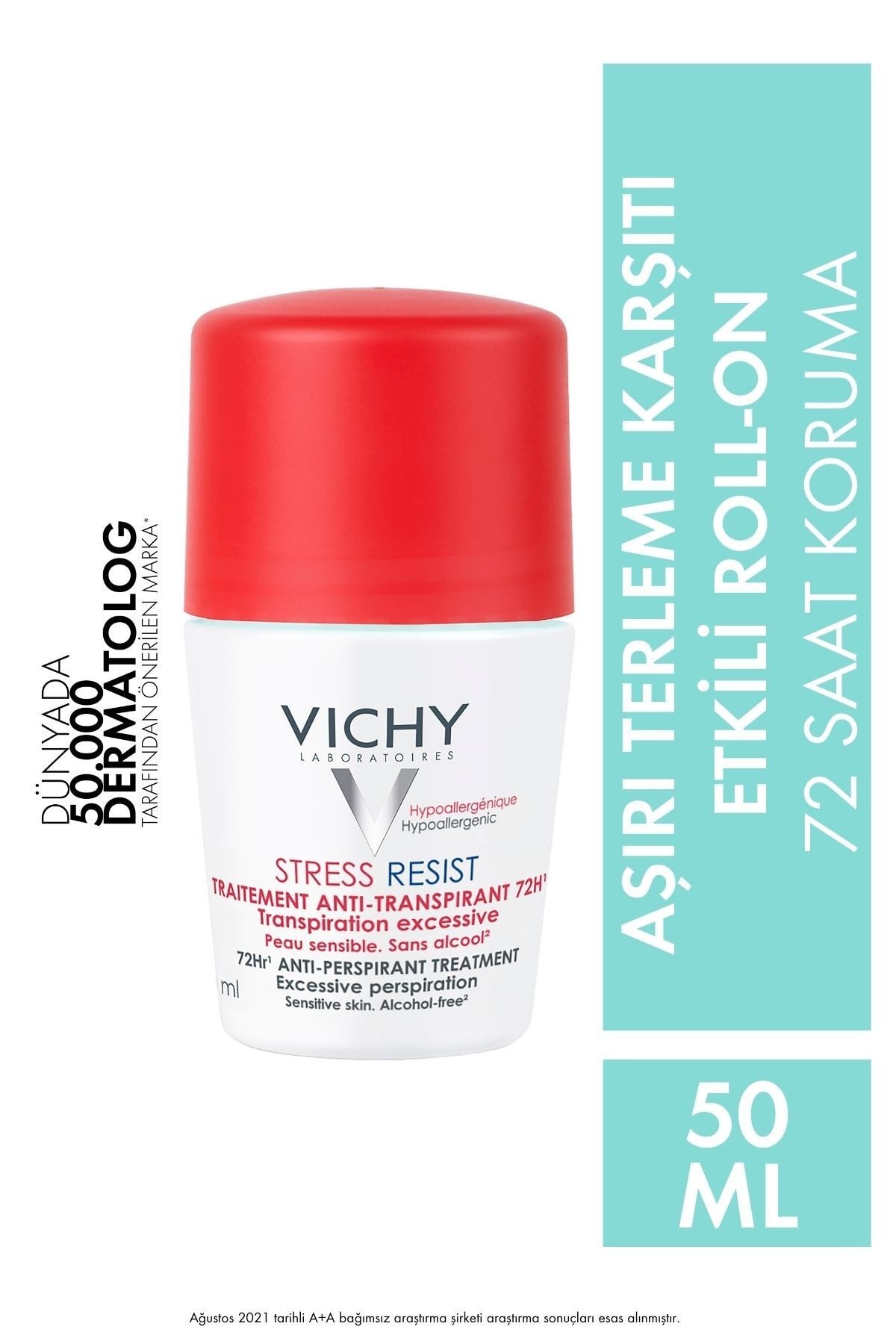 Vichy Yoğun Terleme Karşıtı 72 Saat Etkili Roll-On 50 ml