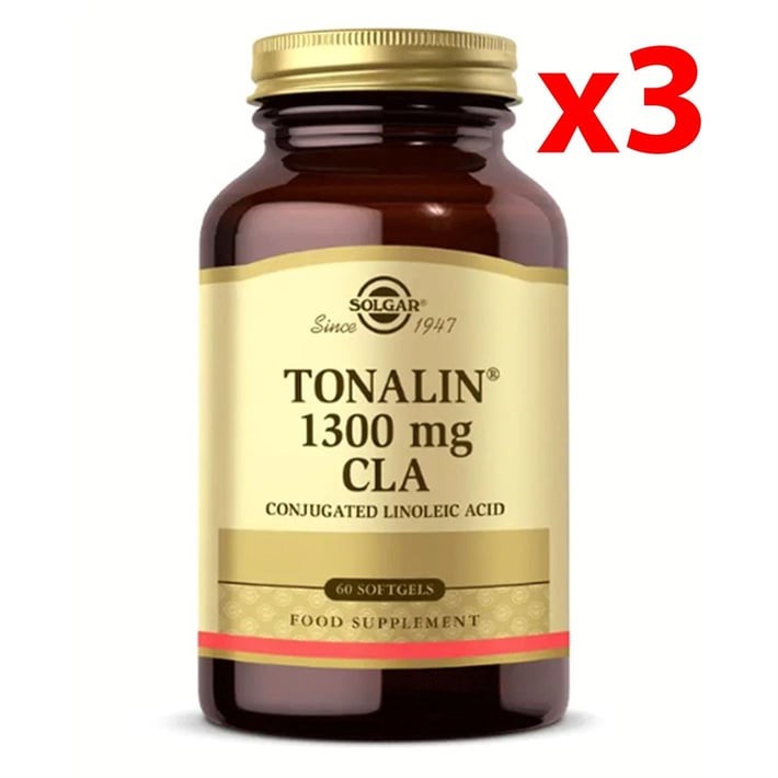 Solgar Tonalin CLA 60 Yumuşak Kapsül 3 Adet