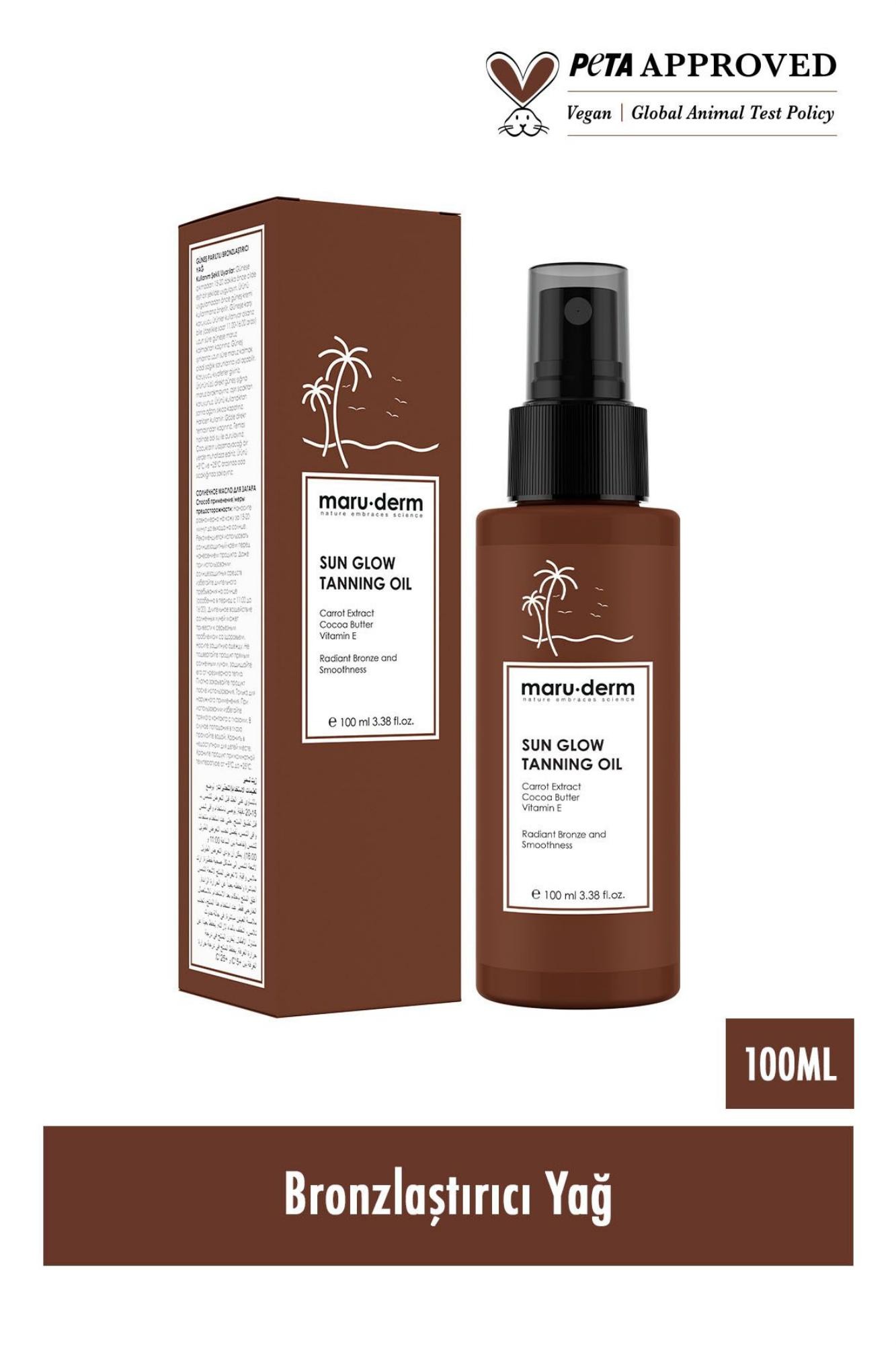 Maruderm SPF 0 Sun Glow Tanning Oil 100 ML