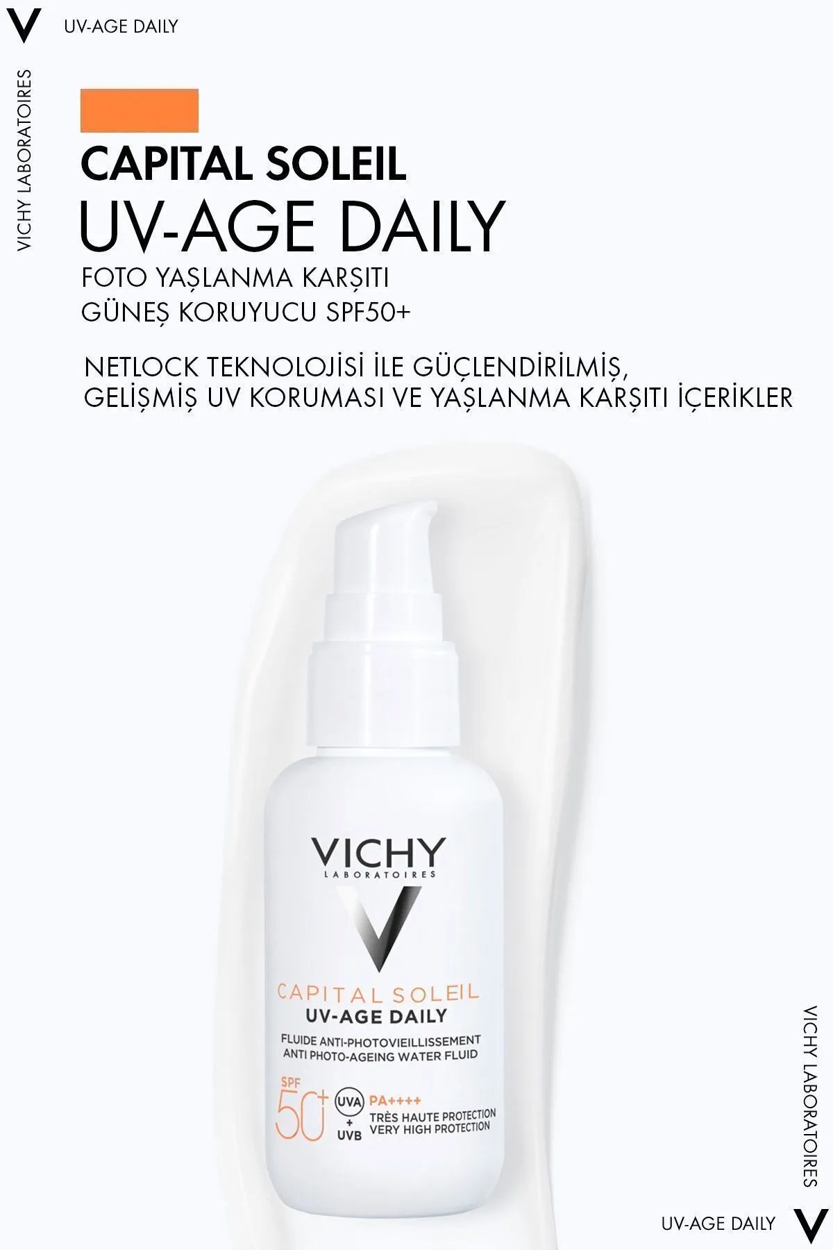 Vichy Capital Soleil Uv Age Daily Spf50 Foto Yaşlanma Karşıtı Güneş Kremi 40ml