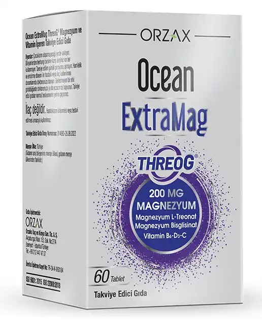 Ocean Extramag Threog Takviye Edici Gıda 60 Tablet