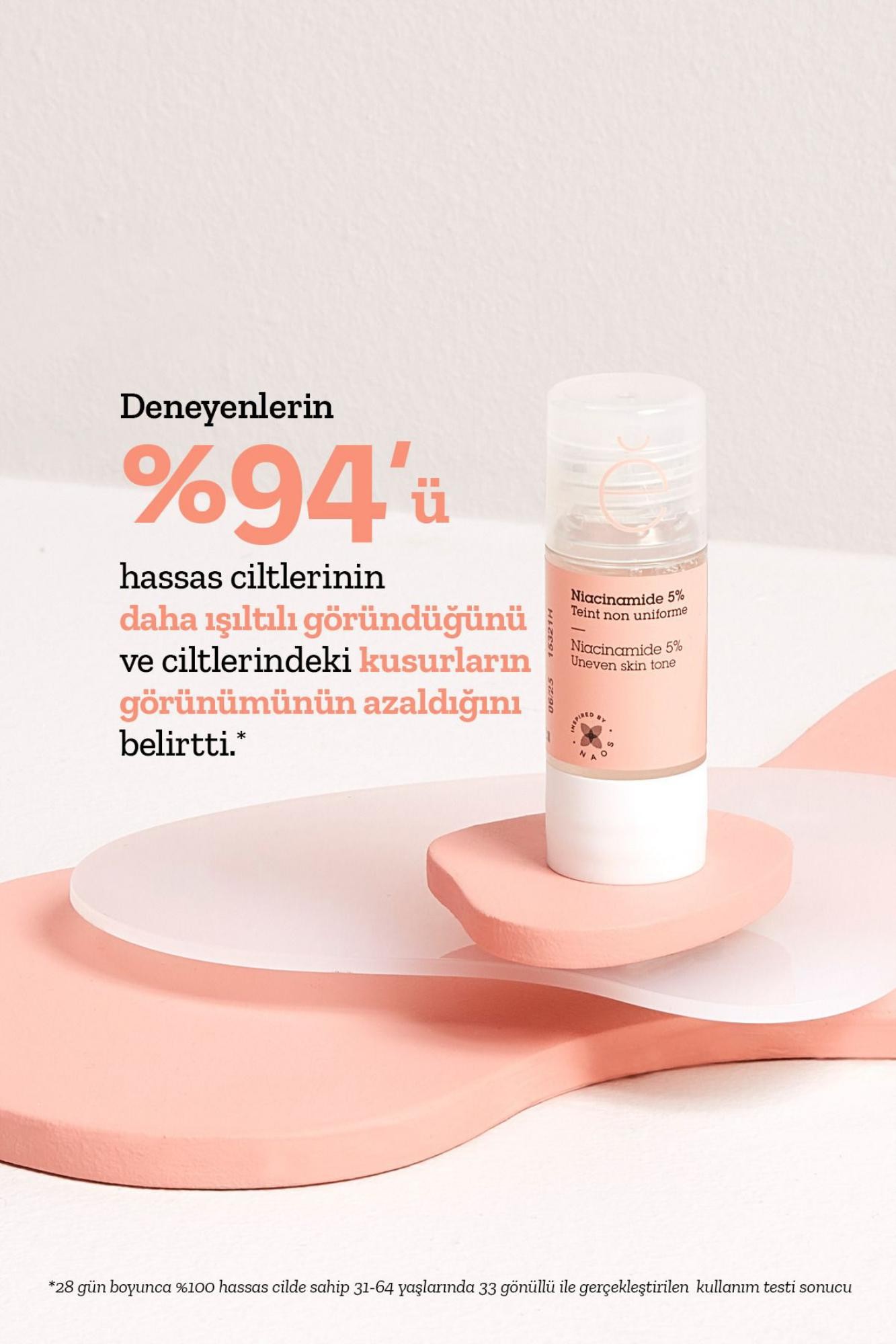 Pure Active Saf Niacinamide %5 Aydınlatıcı Etkili Pürüz Karşıtı Konsantre Cilt Bakım Serumu 15 ml