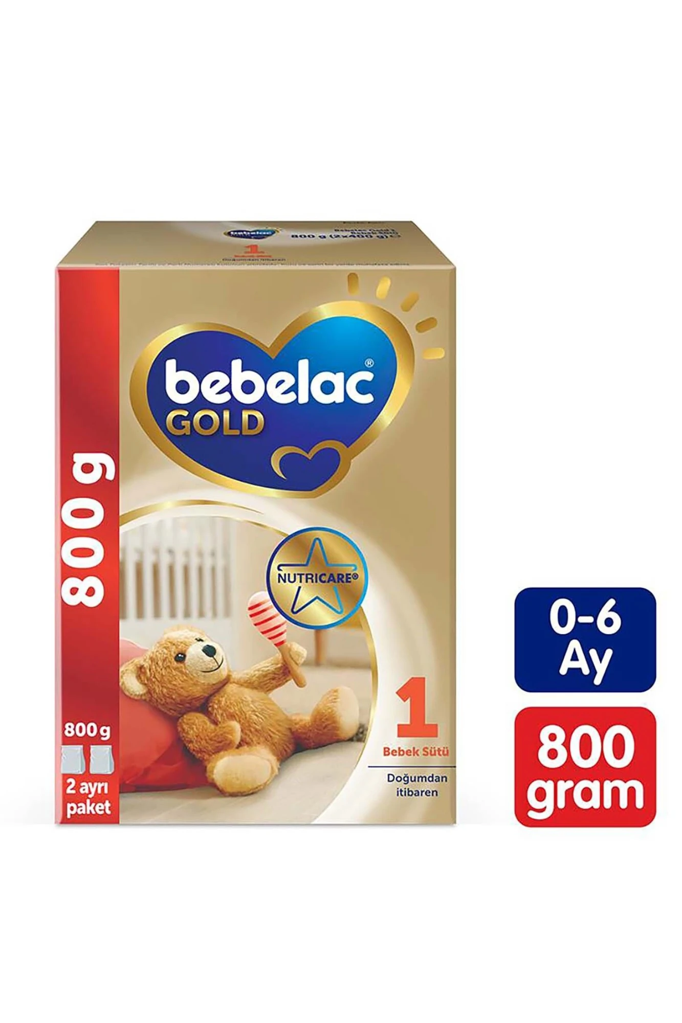 Bebelac Gold 1 Bebek Sütü 0-6 Ay 800 gr