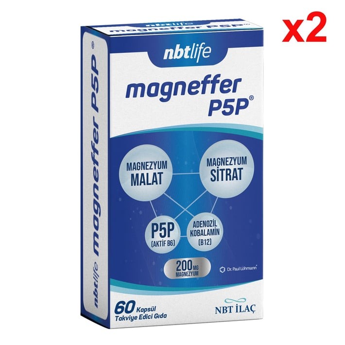 Nbt Life Magneffer P5P 60 Kapsül 2 Adet