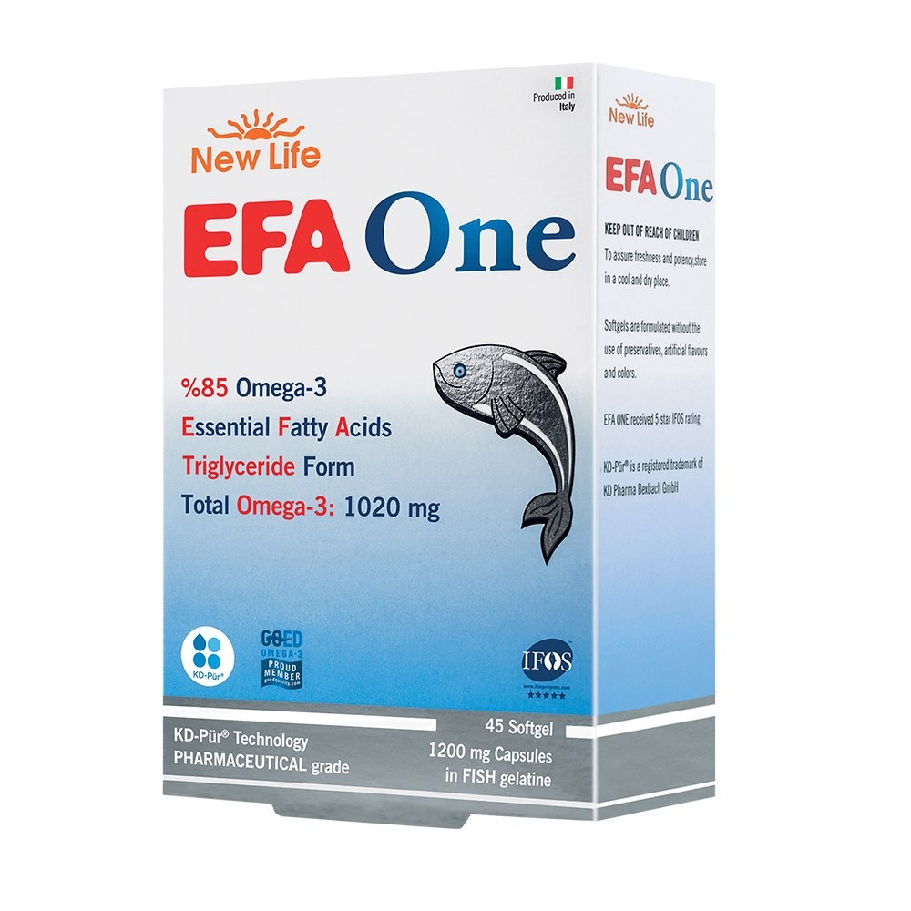 New Life Efa One Omega 3 Balık Yağı 45 Kapsül