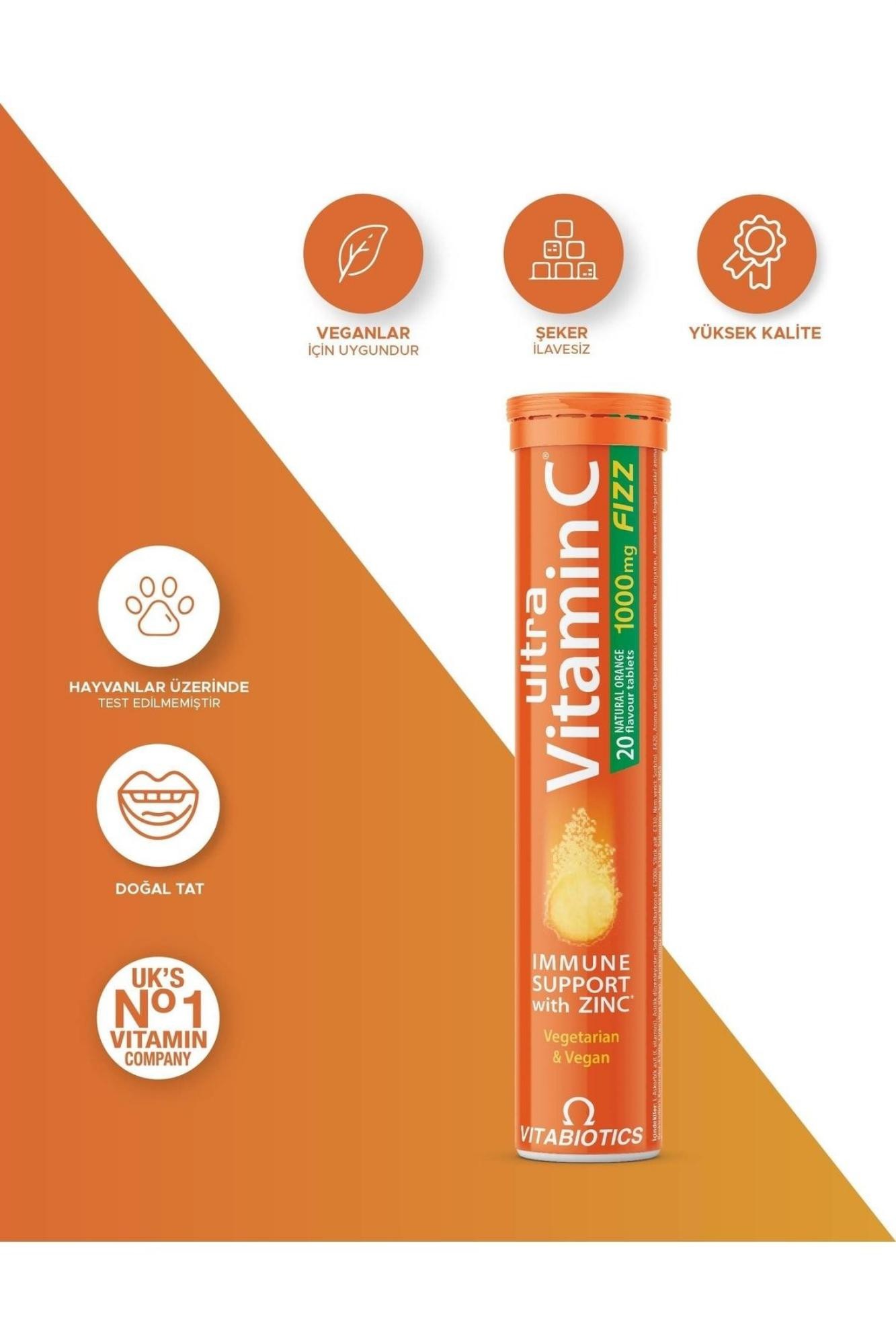 Vitabiotics Ultra Vitamin C 20 Efervesan Tablet