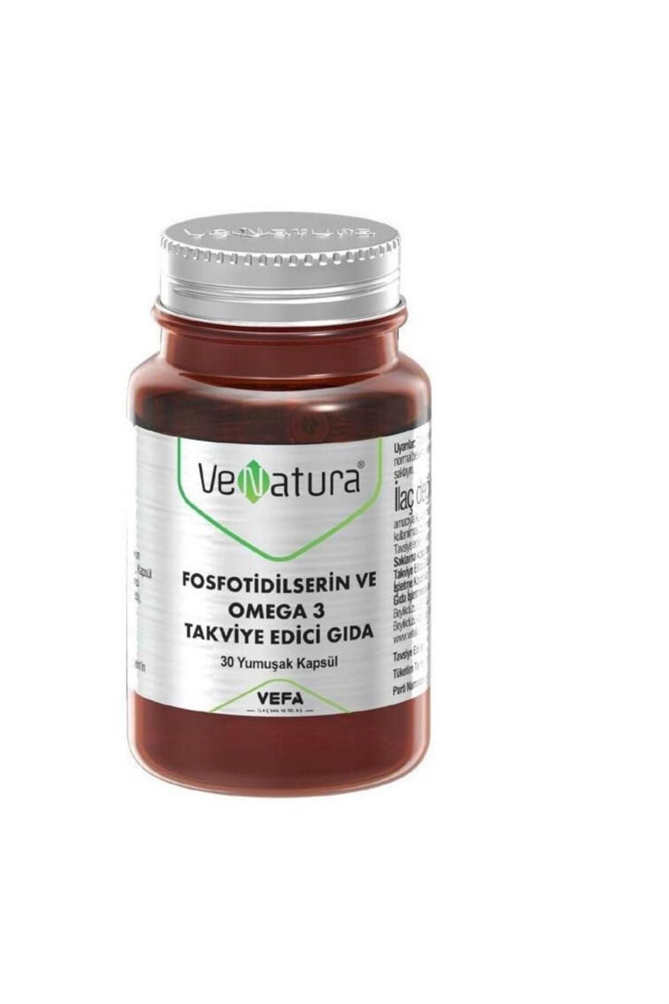 Venatura Fosfotidilserin ve Omega-3 30 Yumuşak Kapsül