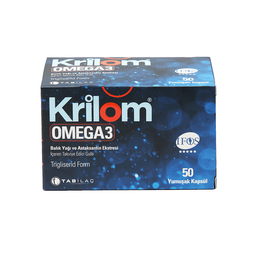 Krilom Omega 3 50 Yumuşak Kapsül