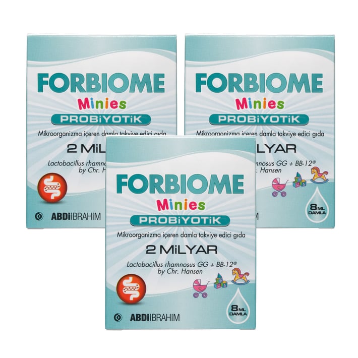 Forbiome Probiyotik Minies Damla 8 ml 3 Adet