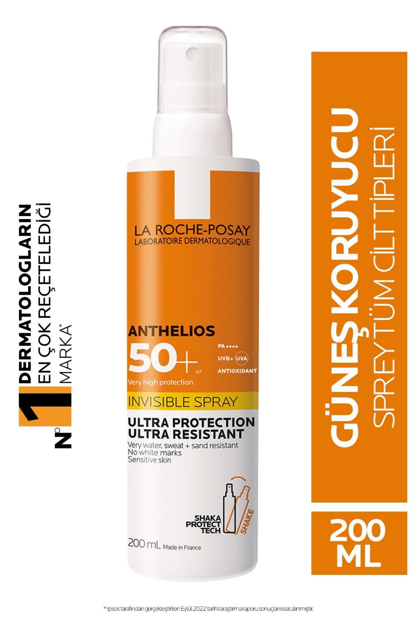 La Roche Posay Anthelios SPF50+ Invisible Yüksek Korumalı Vücut Güneş Kremi Spray 200ml