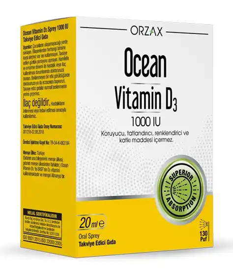 Ocean Vitamin D3 1000 IU Sprey