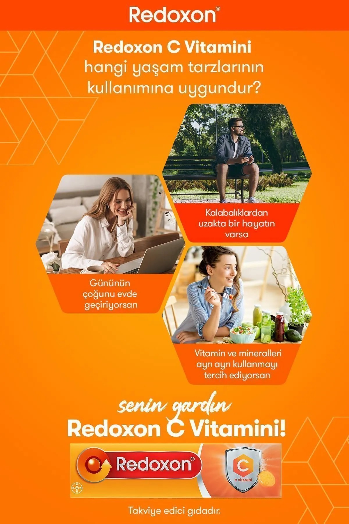 Redoxon Vitamin C 1000 Mg Efervesan 15 Tablet