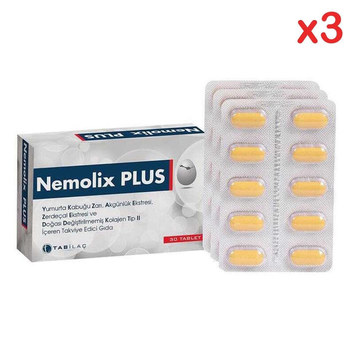 Nemolix Plus 30 Tablet 3 Adet