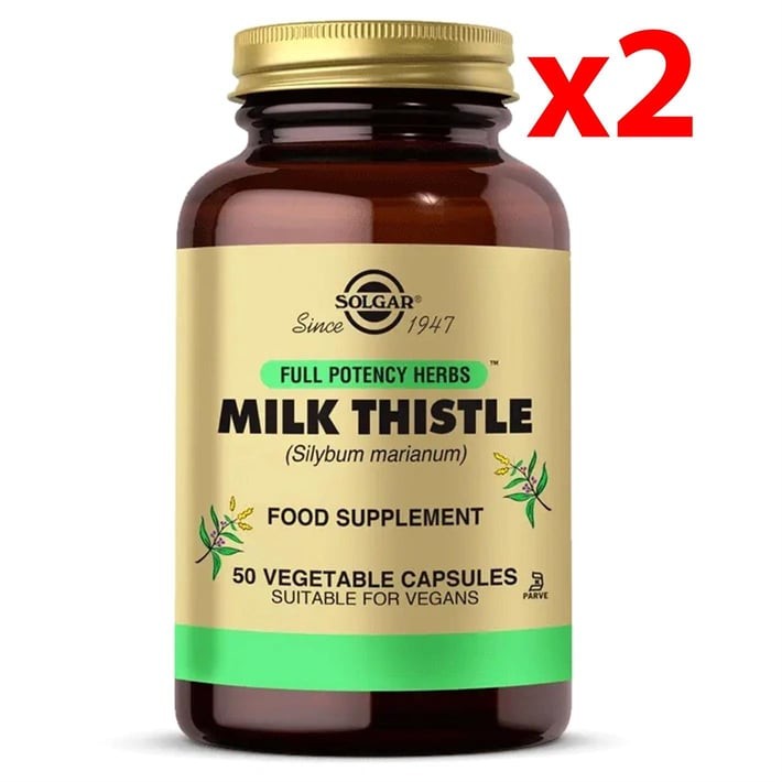 Solgar Milk Thistle 100 mg 50 Kapsül 2 Adet