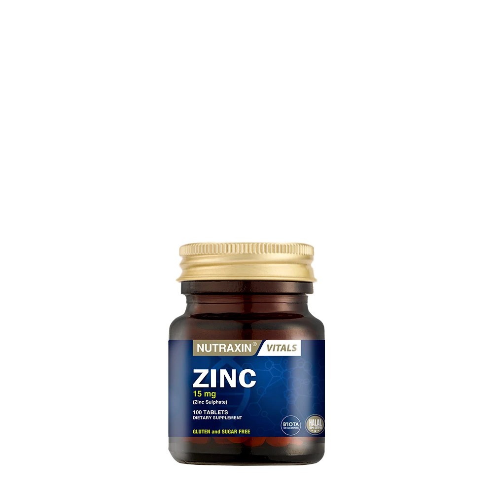 Nutraxin Zinc Sulphate 15 Mg 100 Tablet