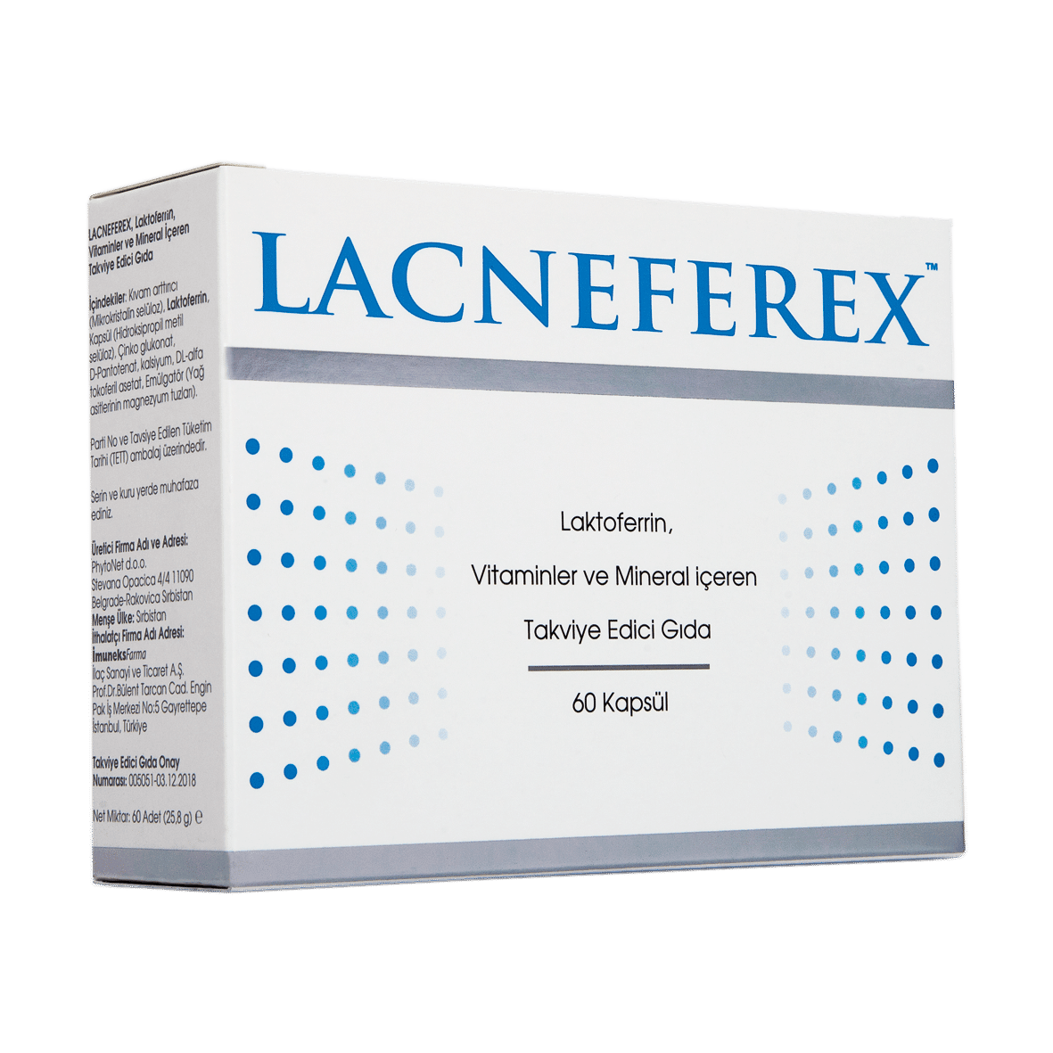 Imuneks Lacneferex Vitamin Ve Mineral Içeren Gıda Takviyesi