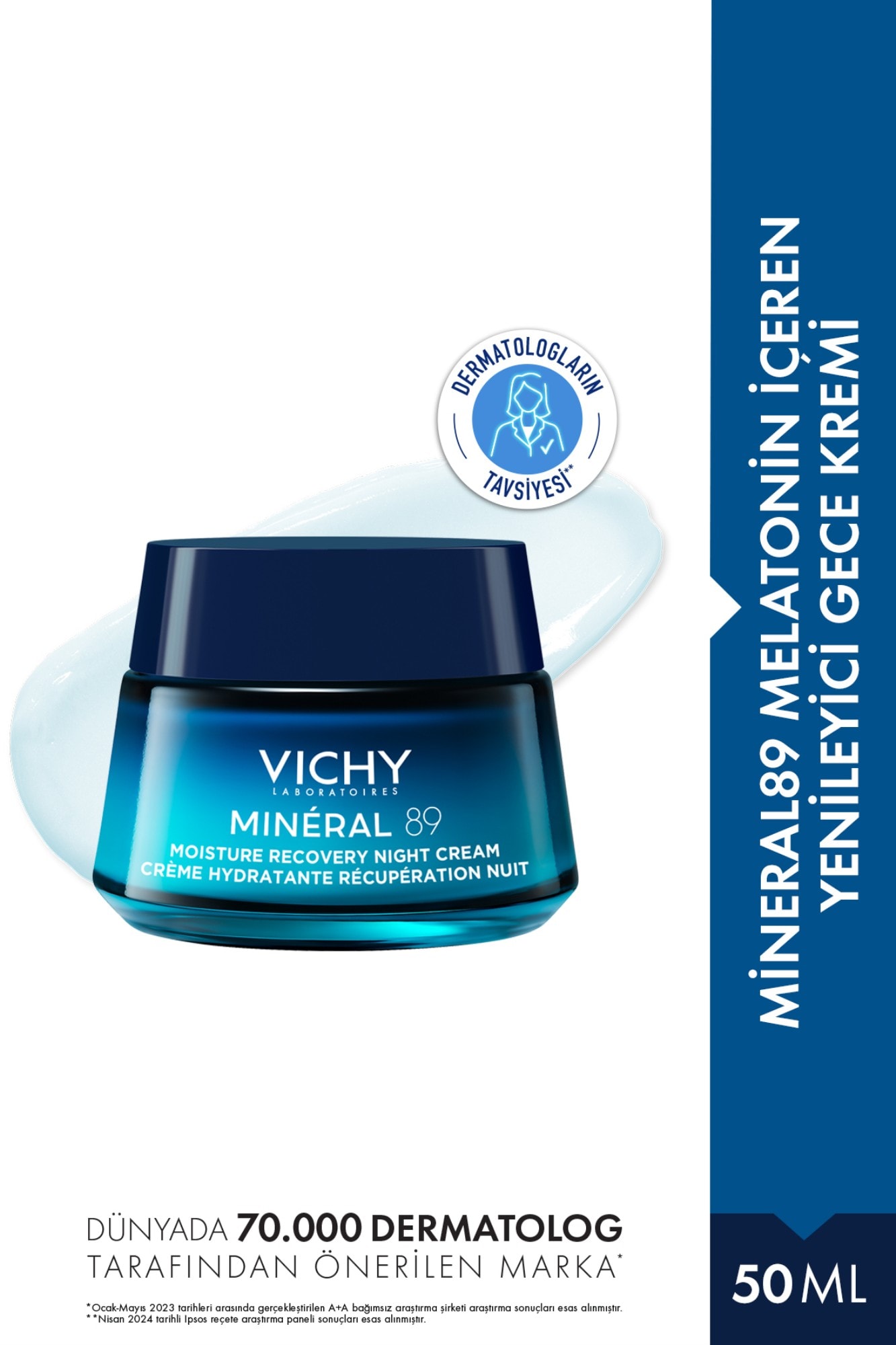 Vichy Mineral 89 Yenileyici Gece Kremi 50 ml