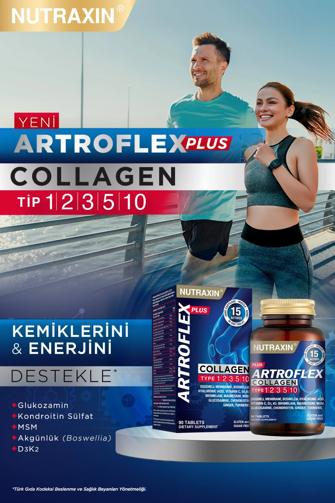 Nutraxin Artroflex Plus Collagen 90 Tablet