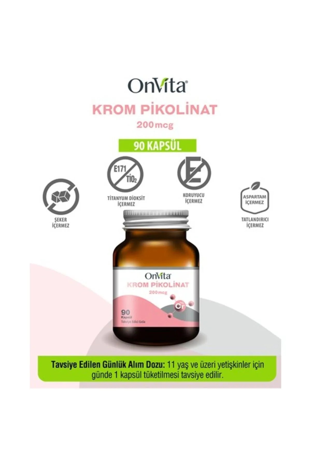 Onvita Krom Pikolinat 200 Mcg