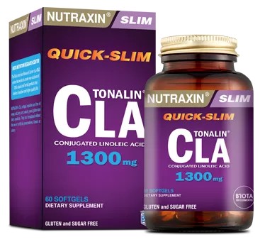Nutraxin Quick-Slim CLA Tonalin 60 Capsules