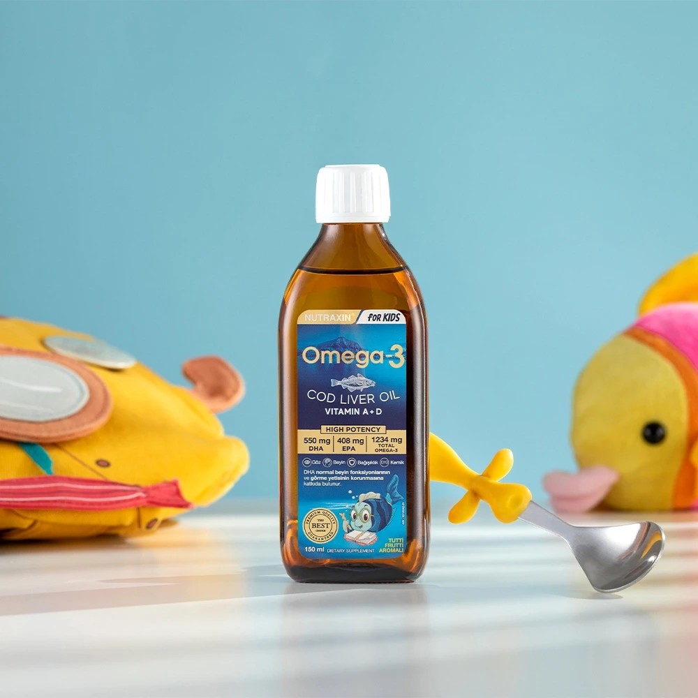 Nutraxin Omega 3 Balık Yağı 150 Ml Tutti Frutti